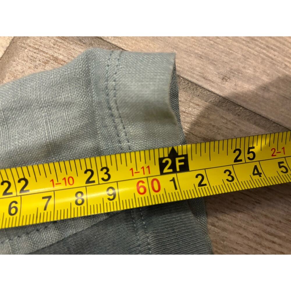 Sandwich Women’s Blue 100% Linen Moto Jacket - Size 40 (US 8/M) Quilted Detail - Picture 9 of 9